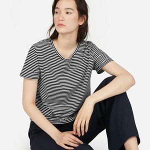 EUC Everlane Striped Box Cut Tee